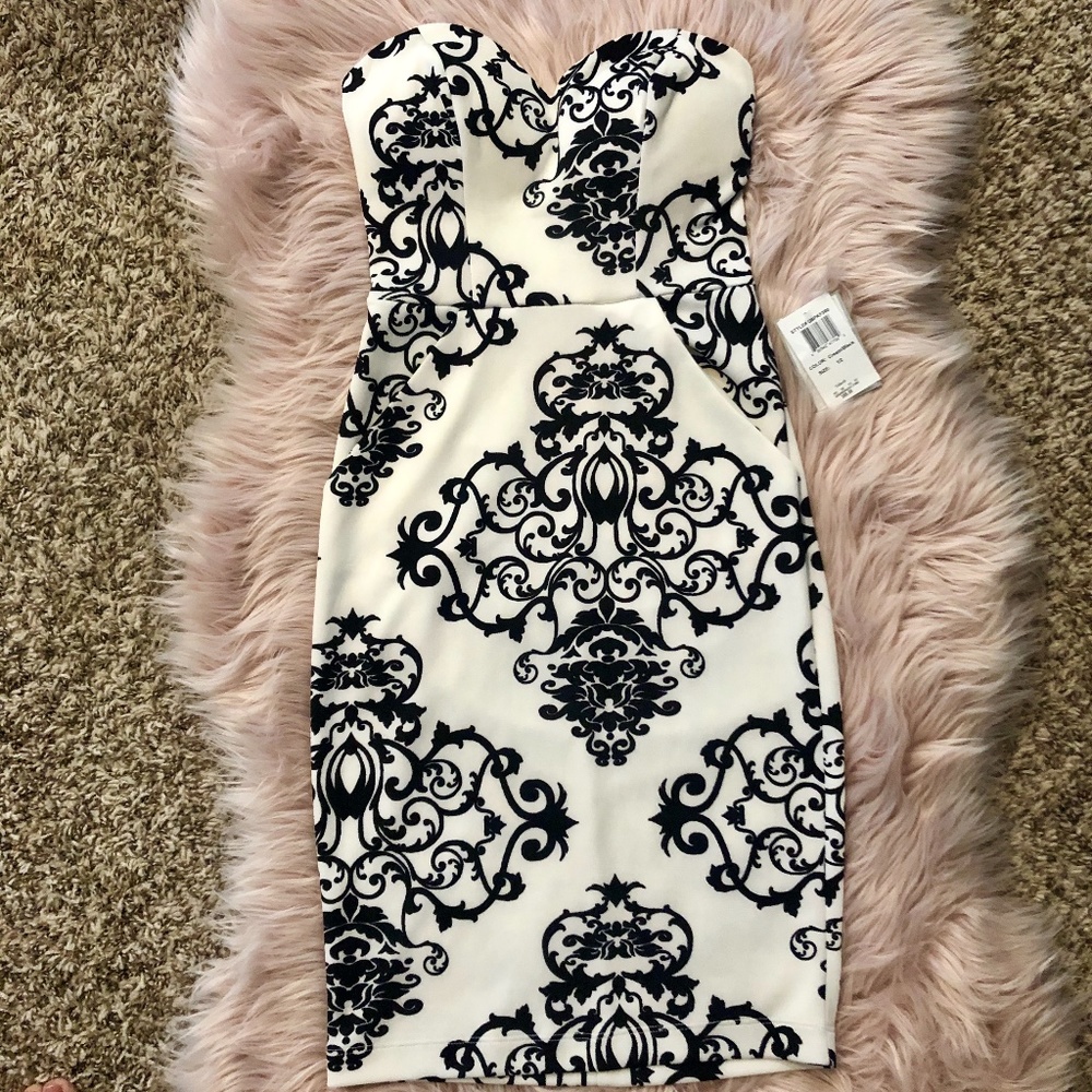 Strapless Cocktail Dress